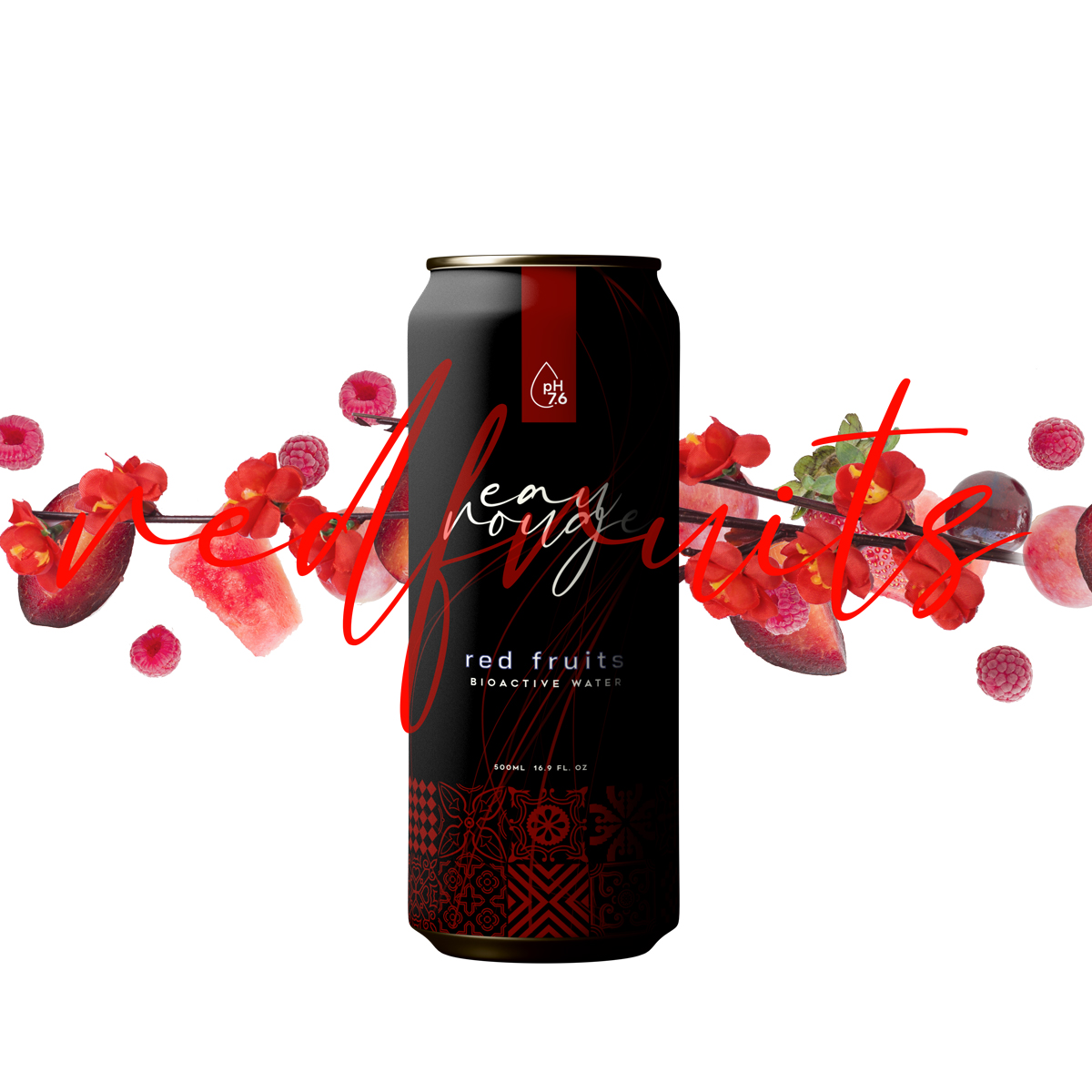 EauRouge Flavored Water - Red Fruits